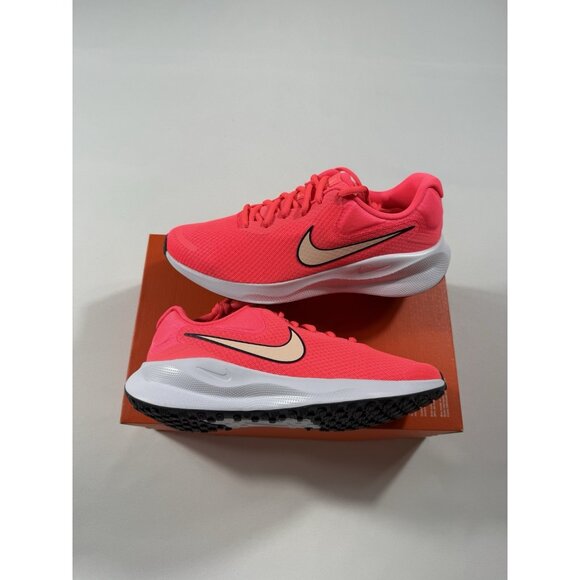 New Women’s Size 8 Hot Punch Nike Revolution 7 Running Shoes FB2208 602 - Picture 3 of 10